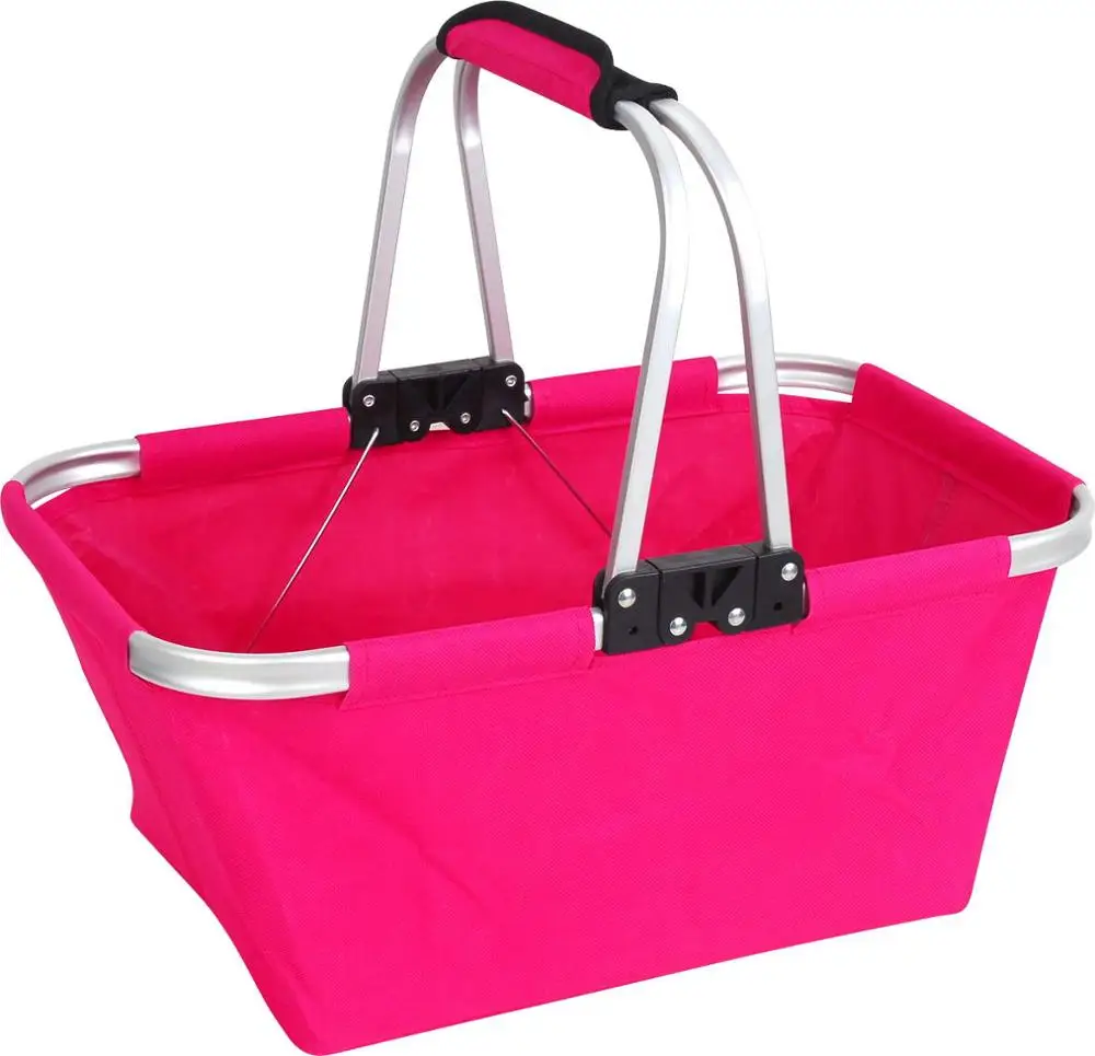 Lightweight Muti Color Christmas Foldable Basket For Outdoor Party