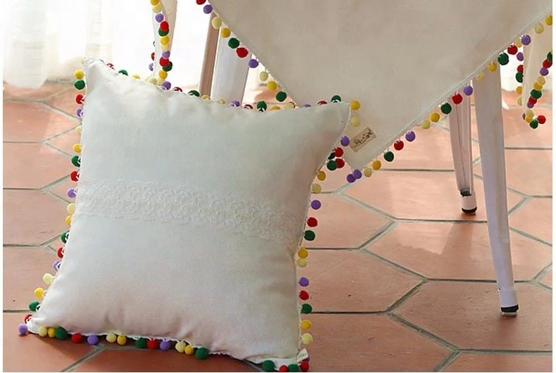 Manufacturer Wholesale 3cm Pompom Trimmings For Swimwear