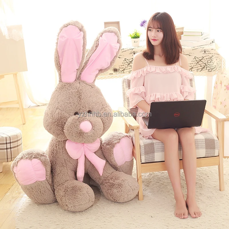 Manufacturer promotion customized size Easter Bunny plush toy plush animal super soft cute giant cartoon rabbit toy