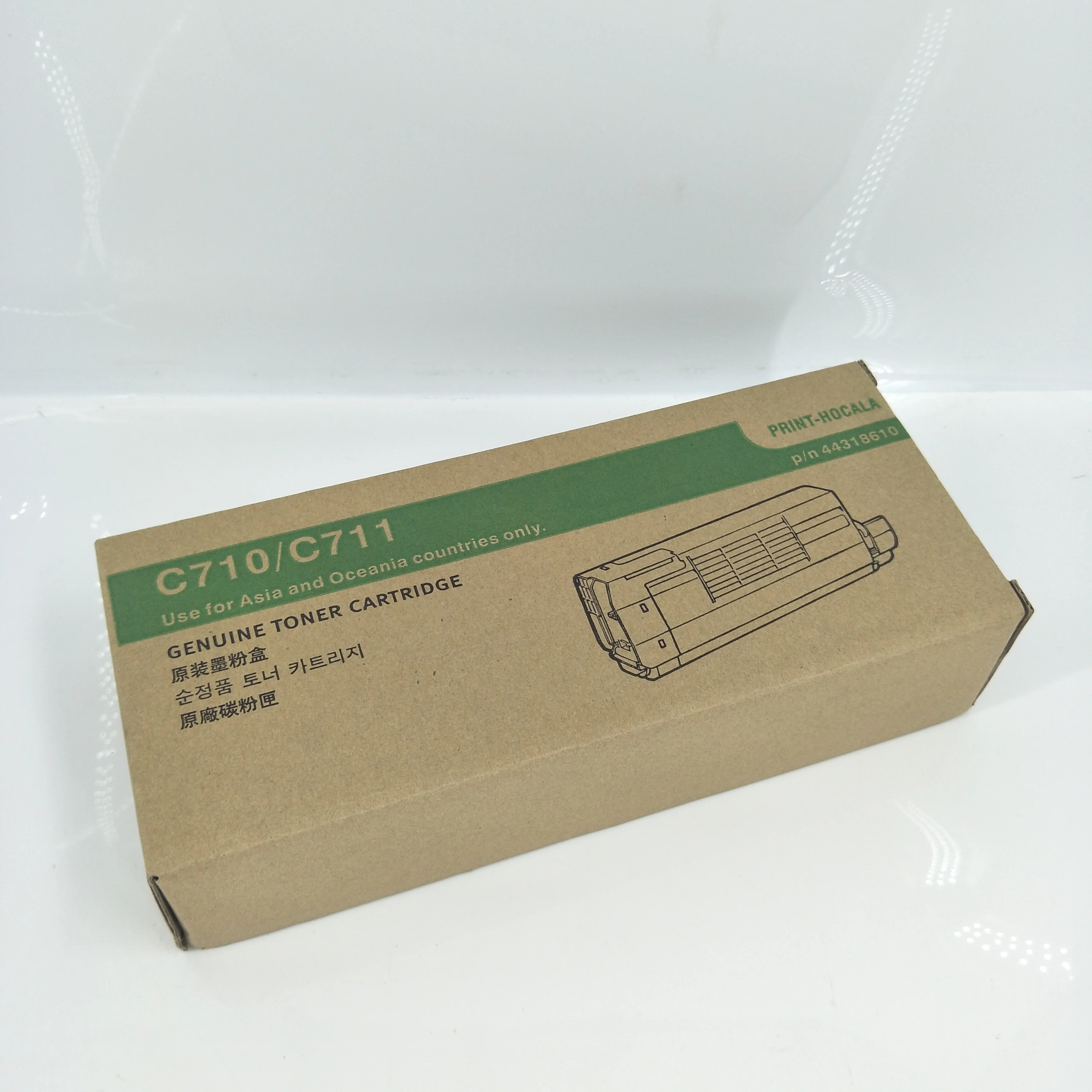  Белый тонер-картридж совместимый с OKI C711WT для белых принтеров лазерный тонер-принтер белым тонером