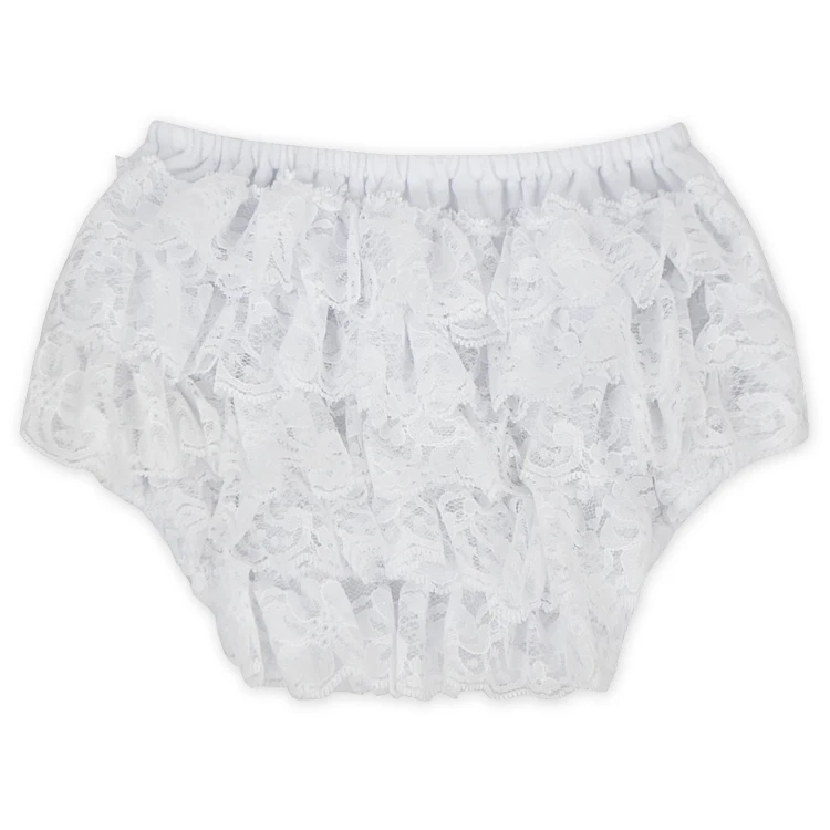 
Toddler Peach Lace Bloomer Toddlers Diaper Cover Wholesale Baby Ruffle Bloomers 