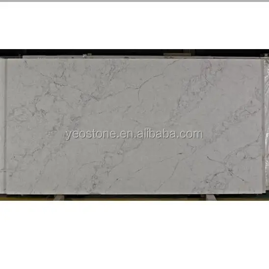 
2016 Hot Sale Clear Pure White Artificial Quartz Stone Slab Price India 