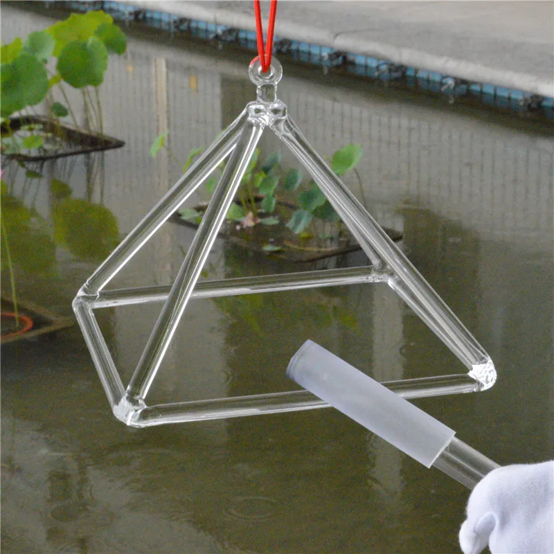 HF Meditation Quartz Crystal Singing Pyramid One Set For Musical Healing
