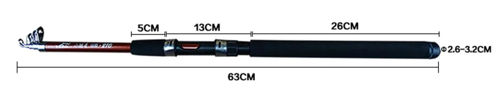 spinning fishing  telescopic fishing pole ,fishing rod