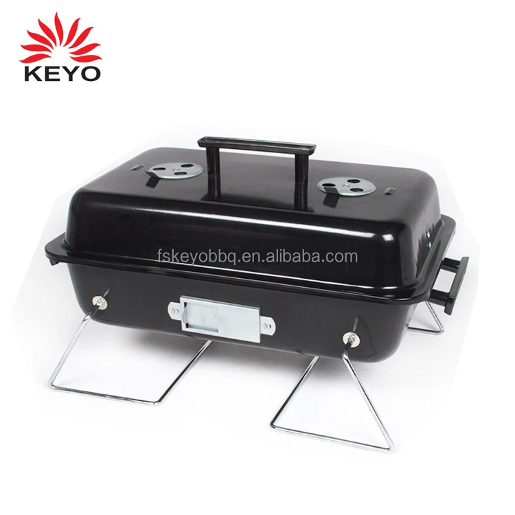 Mini Factory Square Outdoor Folding Portable BBQ Charcoal Grill With GS Certification