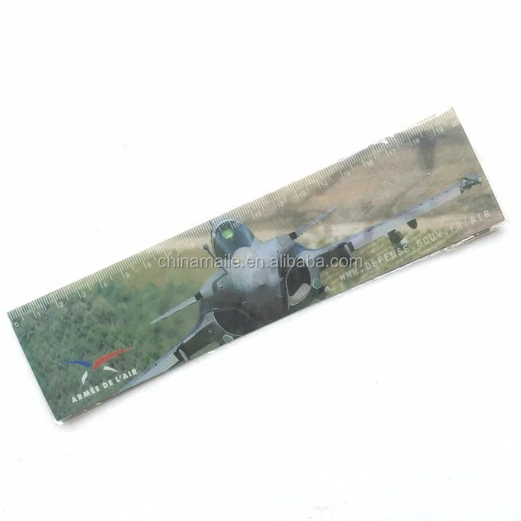 Custom educational 3D school lenticular ruler for promotion gift