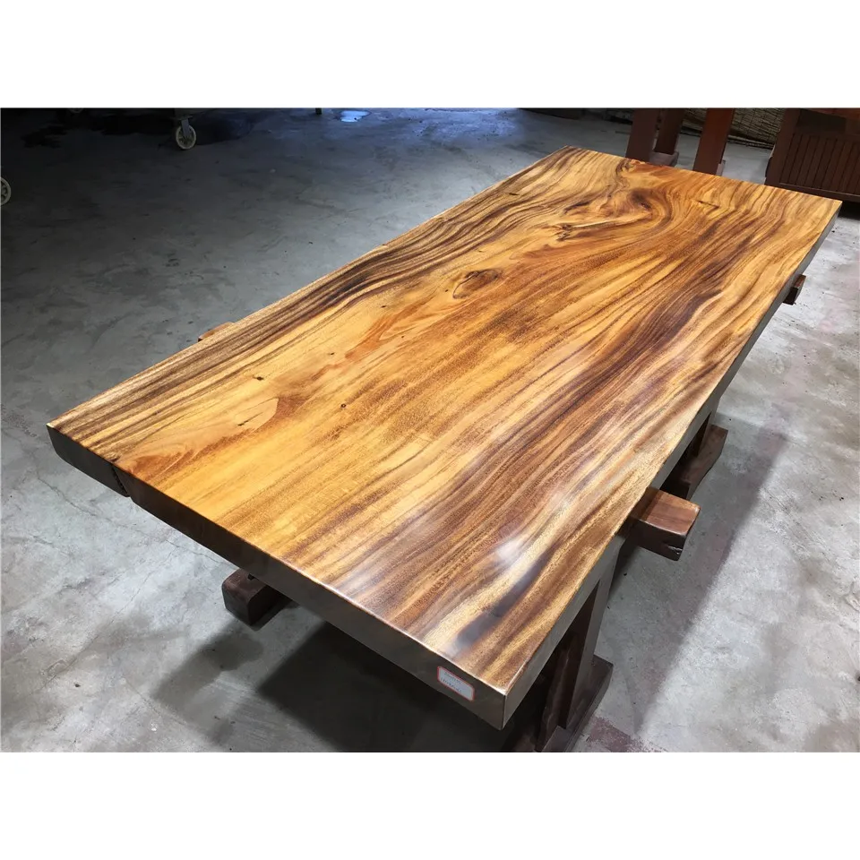 
Solid Walnut Dining Table Wood Slab 