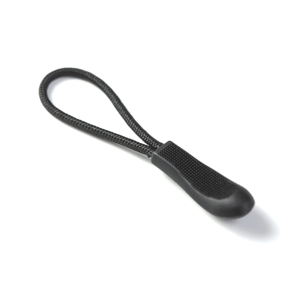 
Factory direct sale soft plastic cord zipper slider puller custom rubber zipper pulls 