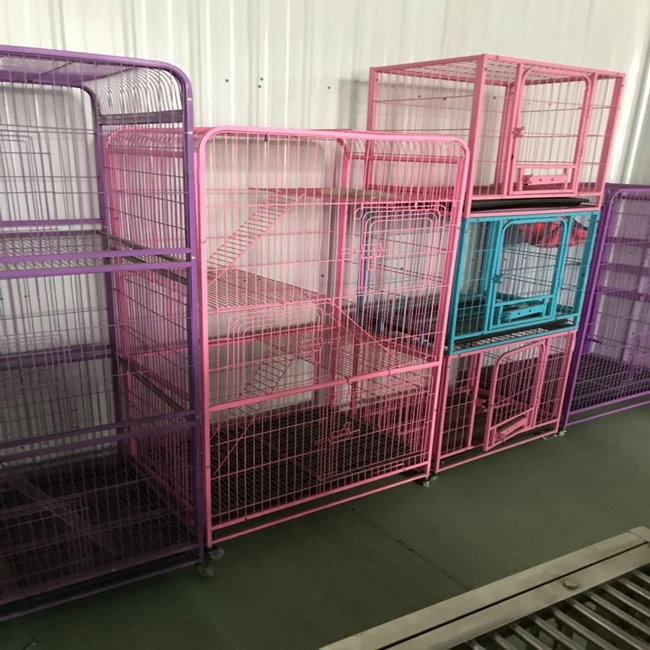 three-layer cat cage/pet supplies store new design cat ferret cages sale