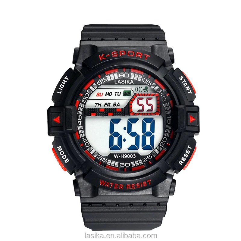 
China Ali baba digital cheap wrist watch for men in bulk sport watch digital waterproof watch cheap 