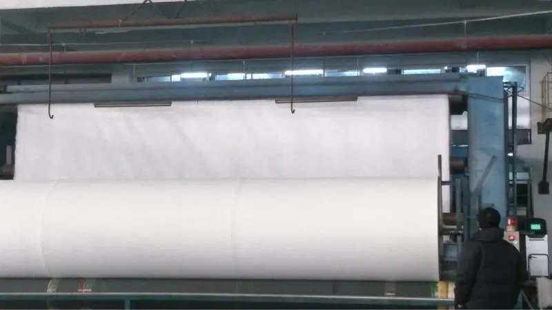 
recycle polyester nonwoven geotextile as river sand bags 