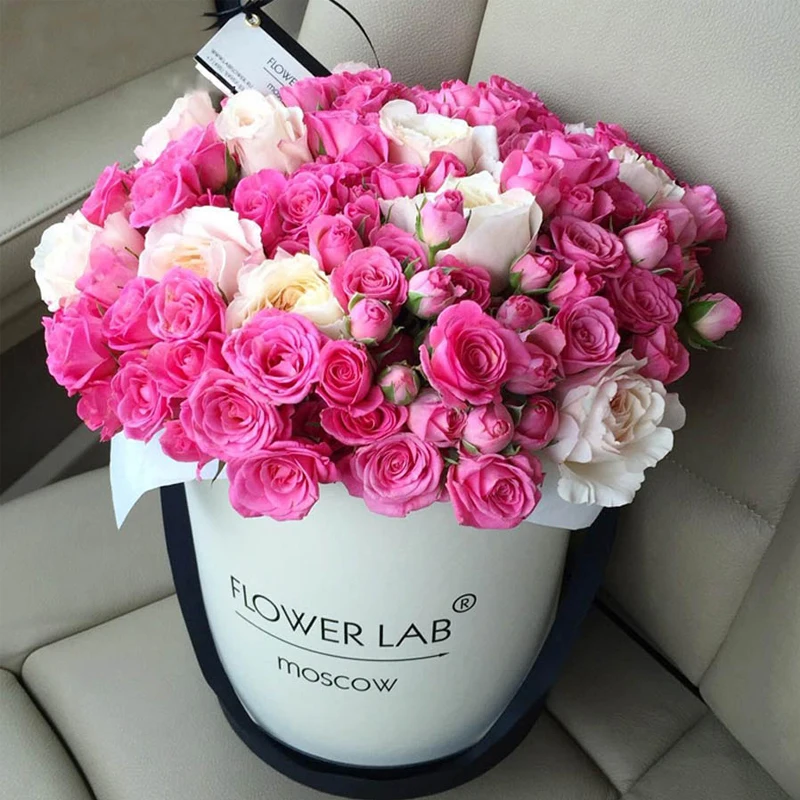 China manufacturing wholesale luxury decoration rose flower box for gift