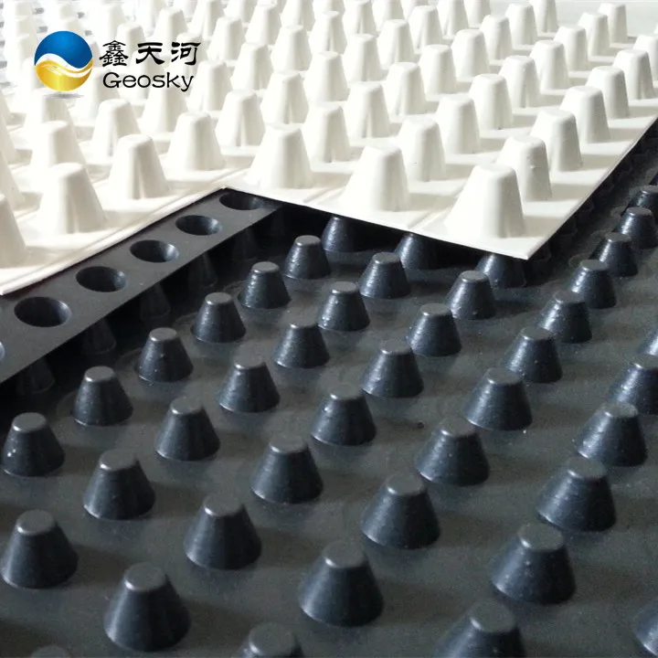 Plastic Dimpled Foundation Membrane/ Dimple Waterproof HDPE Drain Board