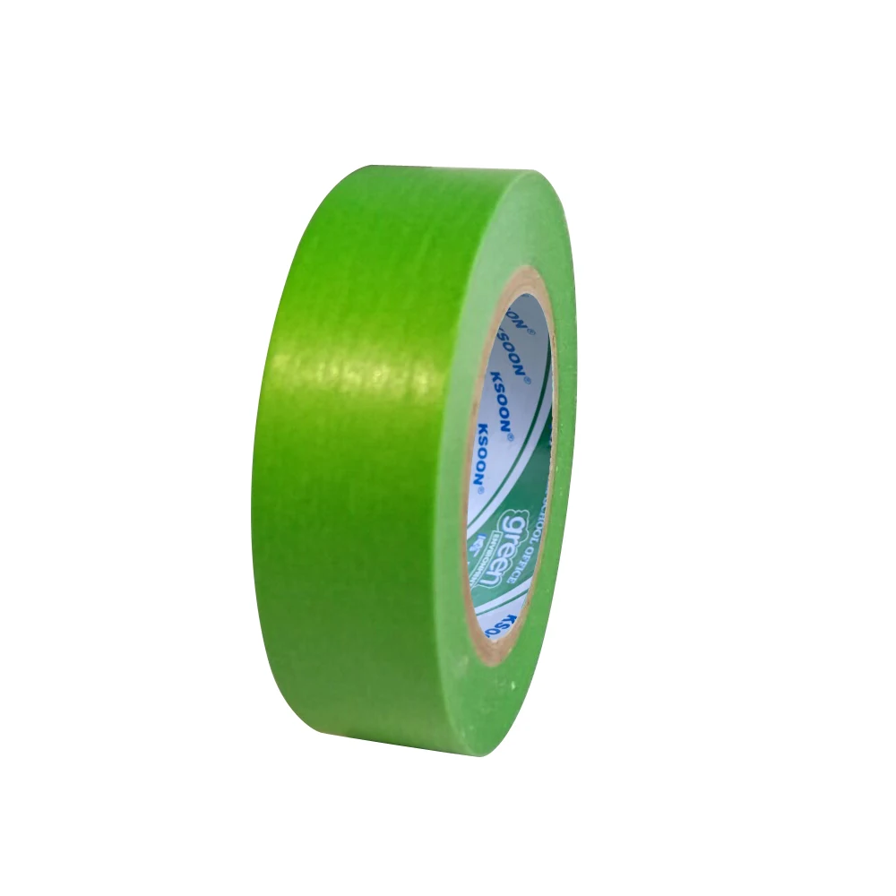 50mm Wide Green Waterproof Painters Masking tape for Automobive Application