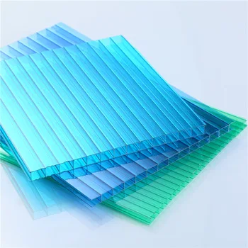 plastic material transparent colored polycarbonate panels solid pc hollow sheet for roofing greenhouse gazebo