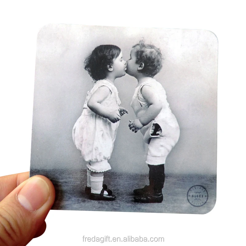 Hot sale PP lamination customized MDF cork/mdf round boards coaster