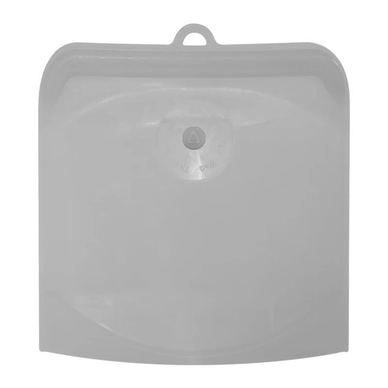2019 Leakproof Containers Airtight Seal Stand Up Zip Shut Bag Silicone Food Storage Bag For Easily Store