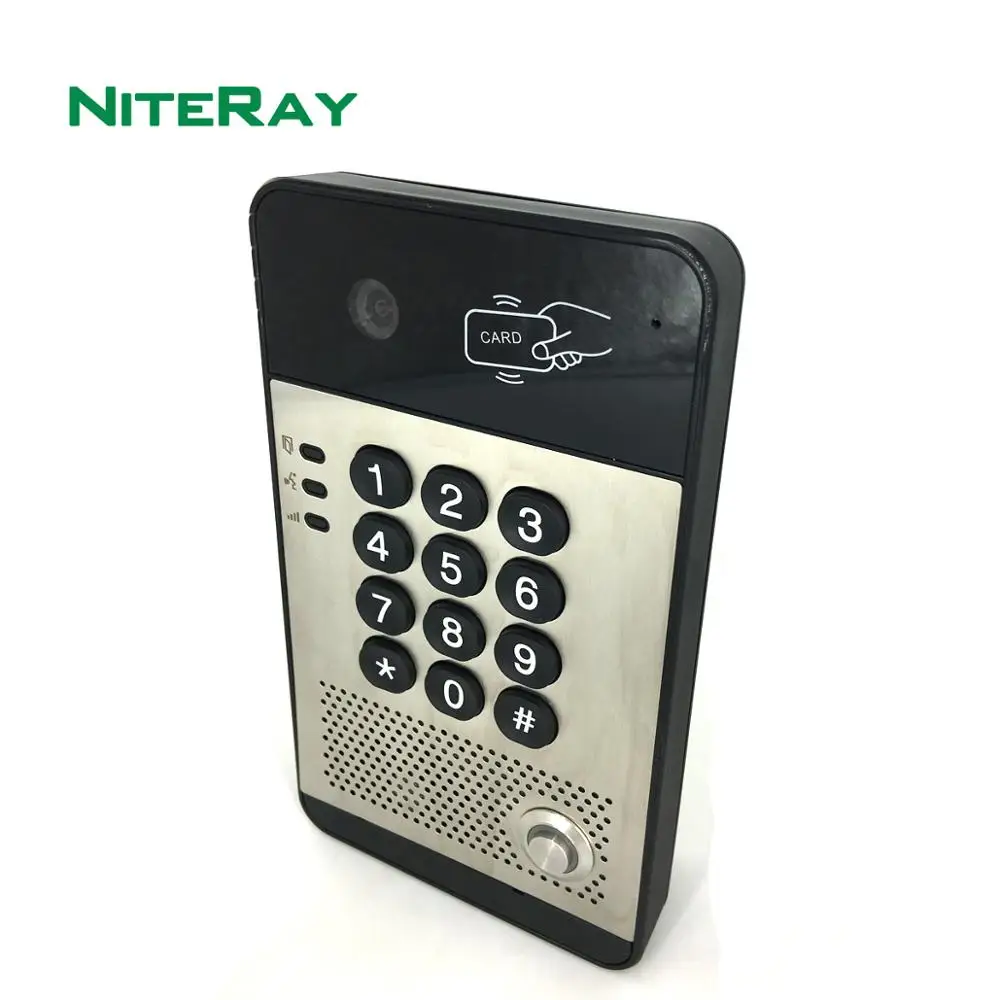 Security IP Door Phone Door Intercom Phone Compatible with Door Magnetic Lock IP PBX System