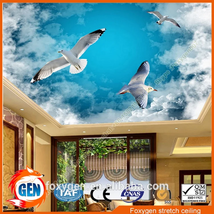 2020 Fashional design Decorative film price  PVC stretch ceiling panel