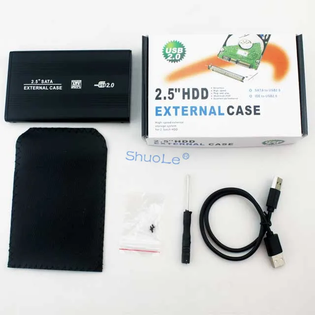 2,5-дюймовый корпус для жесткого диска thunderbolt, алюминиевый корпус для жесткого диска USB 2,5, корпус для внешнего жесткого диска