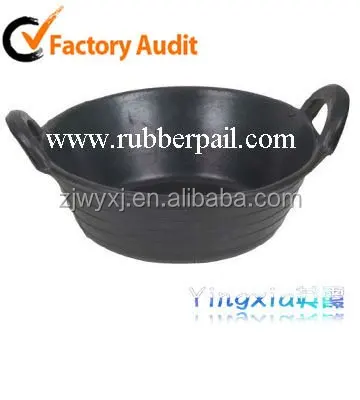 Резиновый лоток для кормления животных Классические резиновые ведра