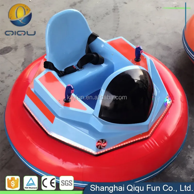 QIQU amusement park kids 12v li ion battery operated bumper cars with low price for sale / chinese inflatable ufo bumper car
