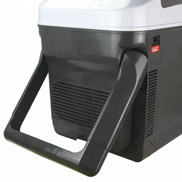 solar power 12V 24V dc small portable camping use dc compressor working 35L refrigerators solar power mini fridge