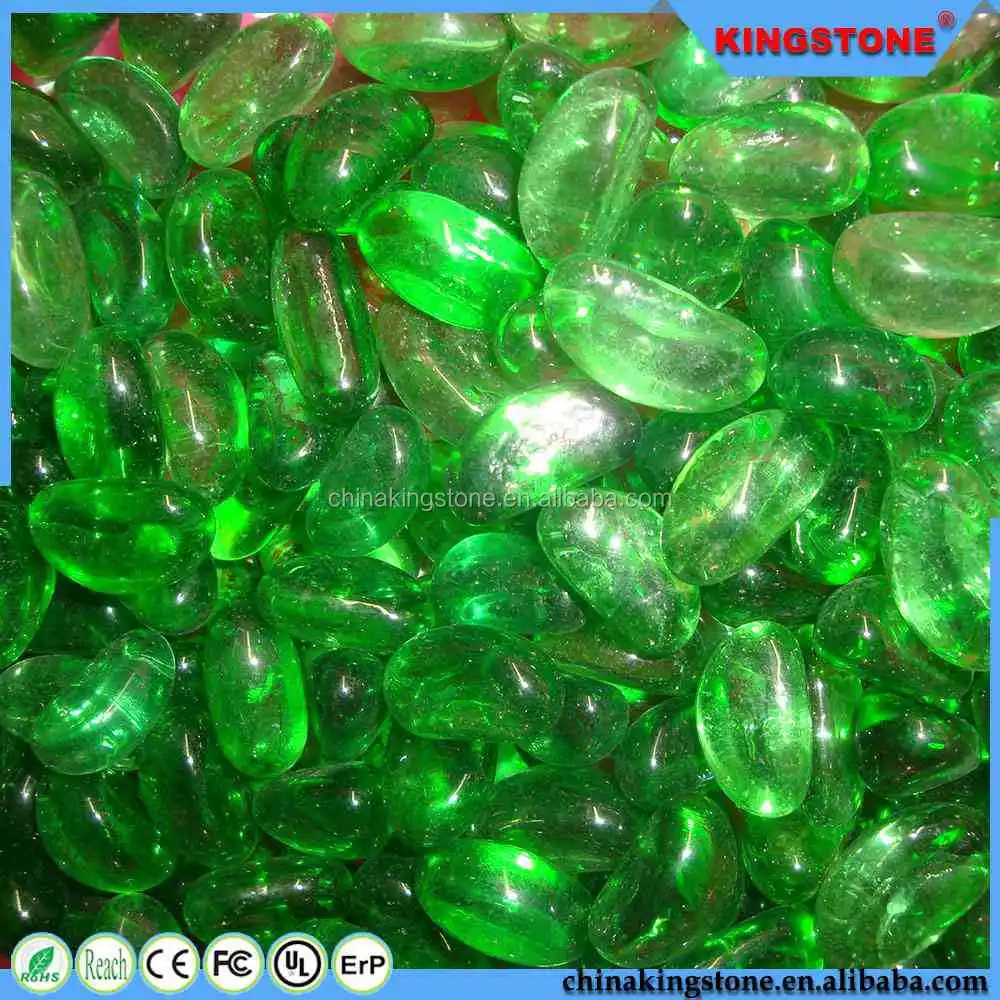 Недорогие товары, дорожная маркировка, стеклянная галька, светящаяся в темноте Галька, полированный натуральный галька