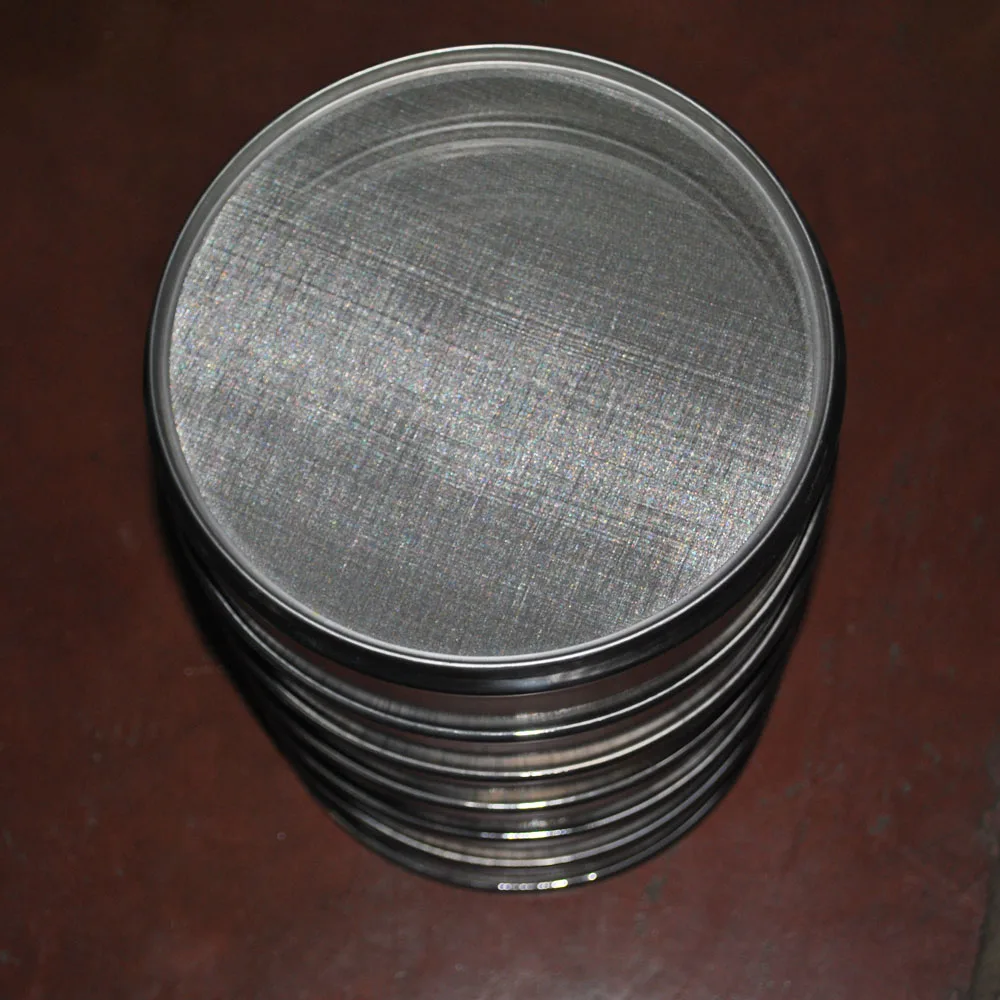 0.02mm to 3mm holes Stainless Steel Lab Standard Soil Test Sieves
