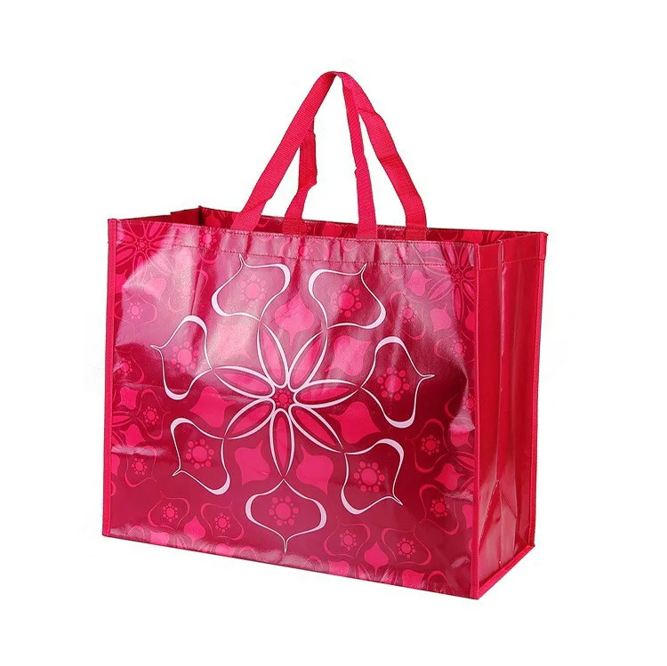Eco friendly big shopper bag with full color print, personal shopper tote bag