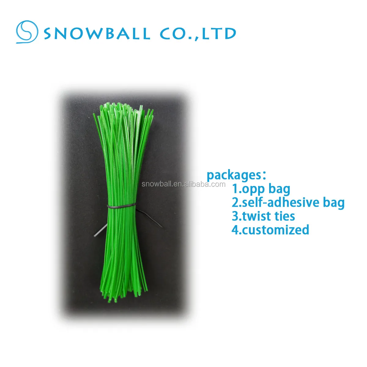 15cm/500pcs garden tool plant decorative paper plastic pe/pvc twist tie