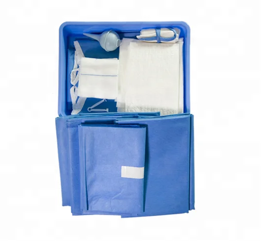 Medical supplies sterile disposable surgical cesarean pack