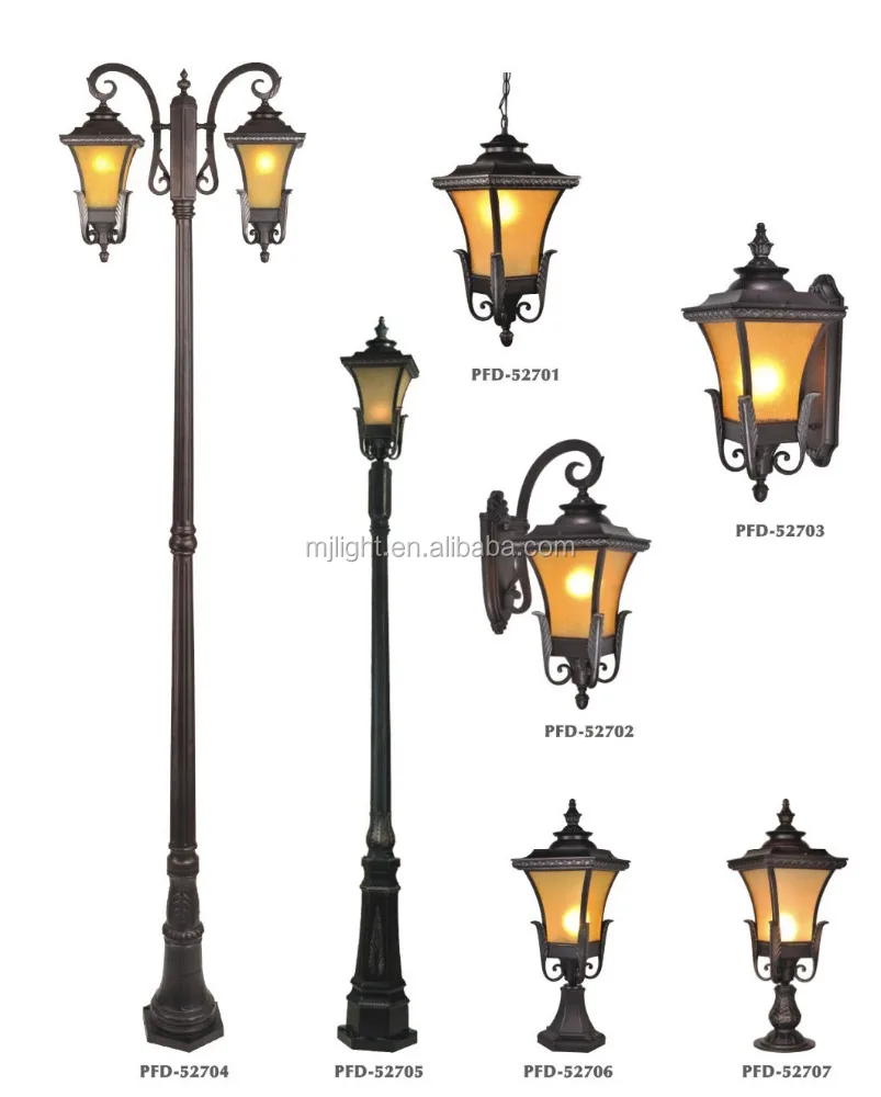 Outdoor Fancy Decorative Led Street Light Pole