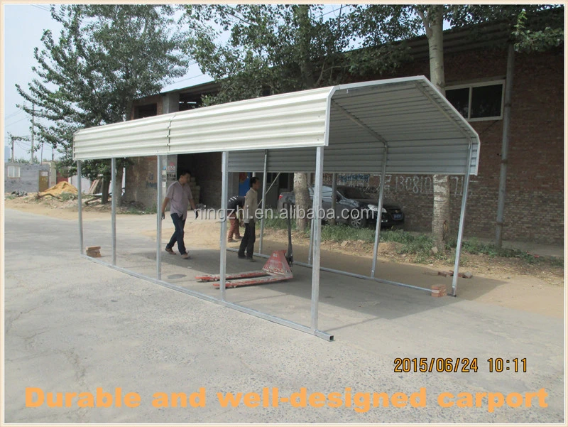 Galvanized Frame car parking shed carports