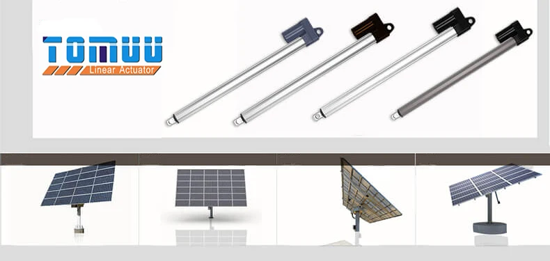 Heavy Duty 12V 24V DC Customized Stroke Electric Linear Actuator For Solar Tracker