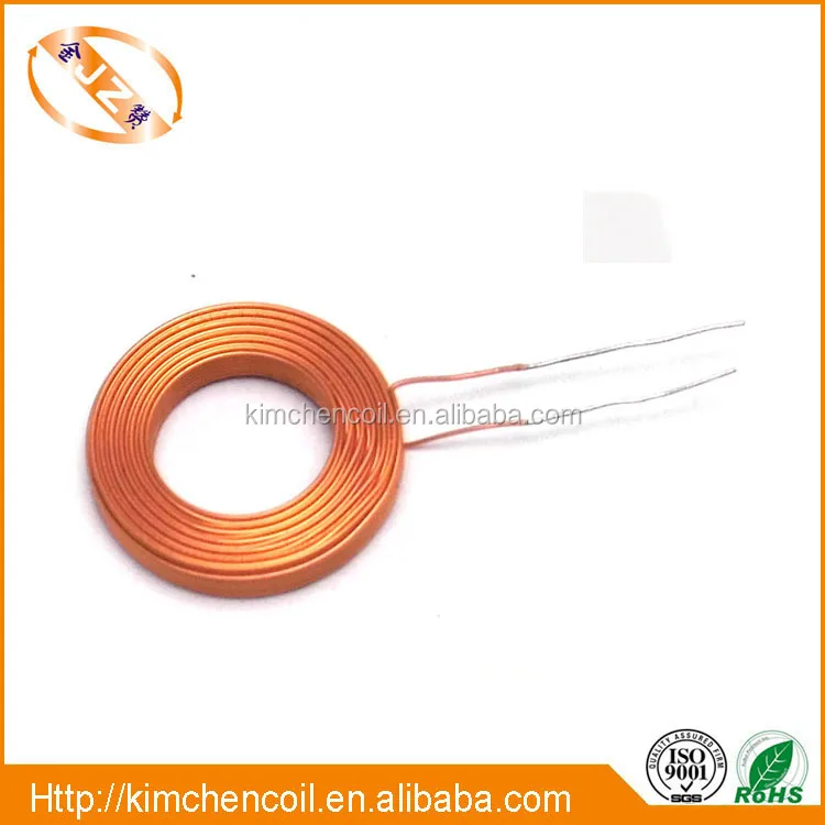 
Magnetic air core self bonded coil hollow copper coil without bobbin 