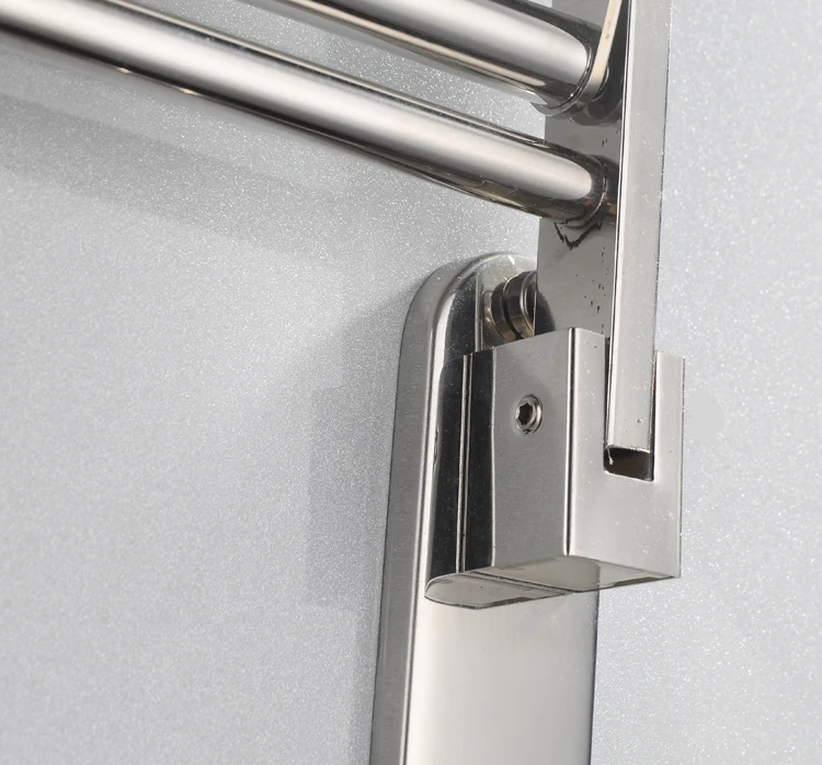 Congfei stainless steel wall mounted expandable towel rack with hooks