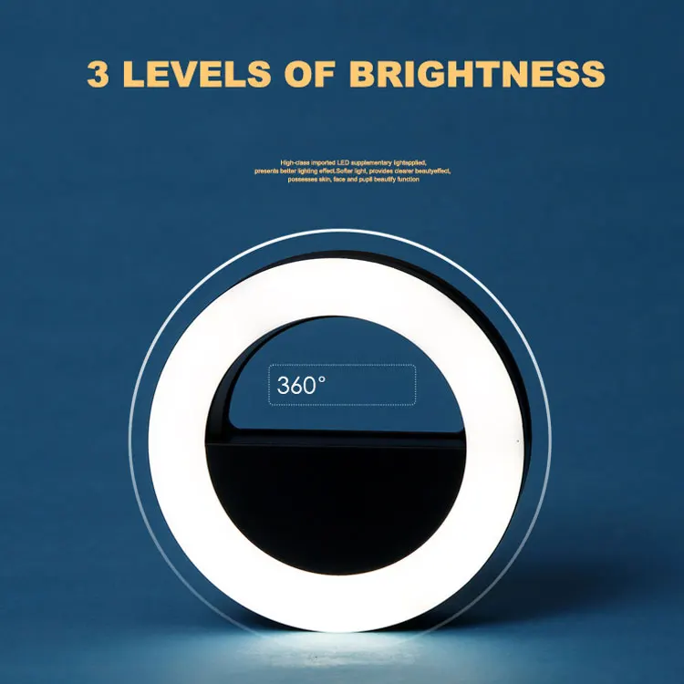 Alibaba wholesale portable beauty flash selfie led circle ring light