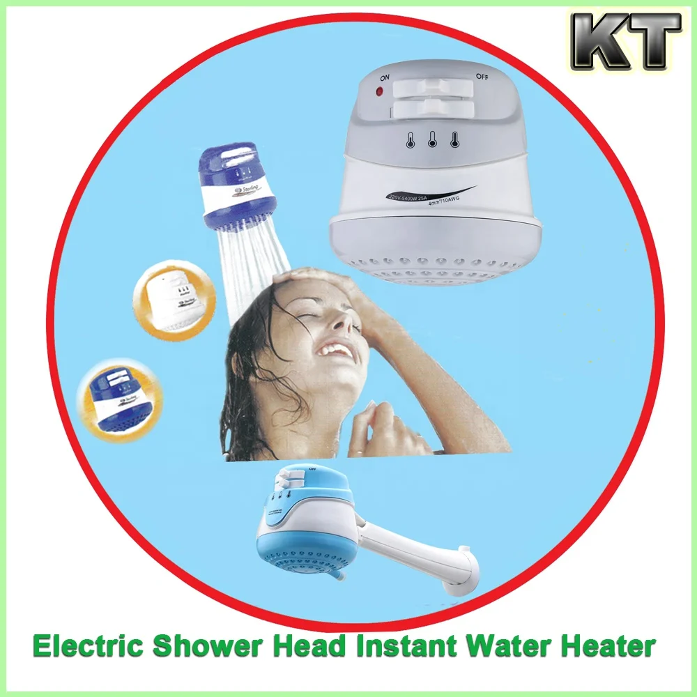 220v 110v 5400w Wall Mounted Installation Instant electric water heater shower