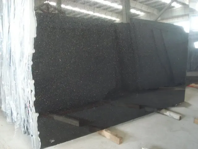 Black Galaxy Granite Slabs
