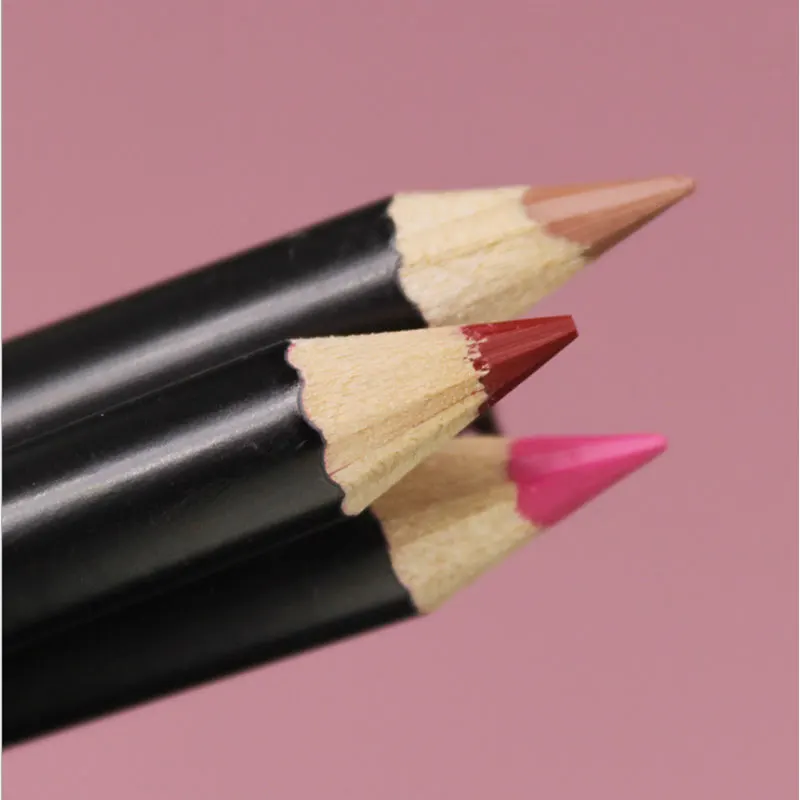 Eyeliner Line 3 In 1 Function  Available 16 Colors Lip Pencil No Logo Matte Lip Liner