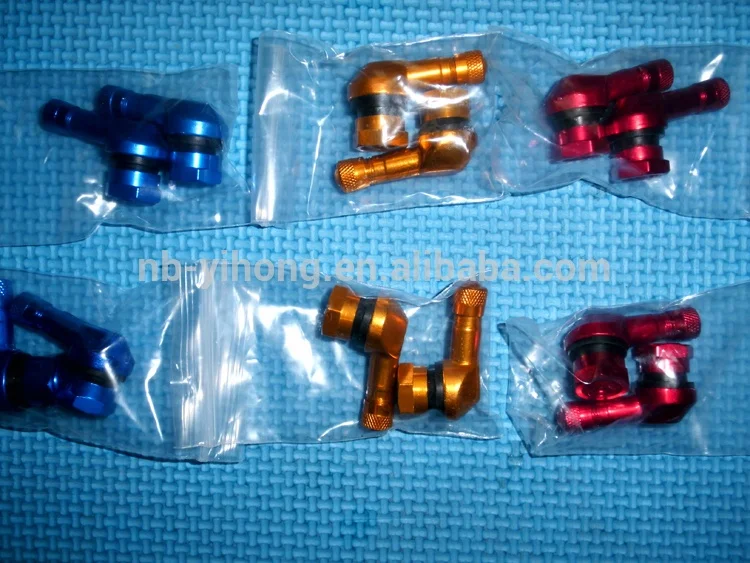 90 Degree Motorcycle Valve Stems  11.3mm Rim Sportbike Wheel 2pcs/set Motorcycle battery car modification valve