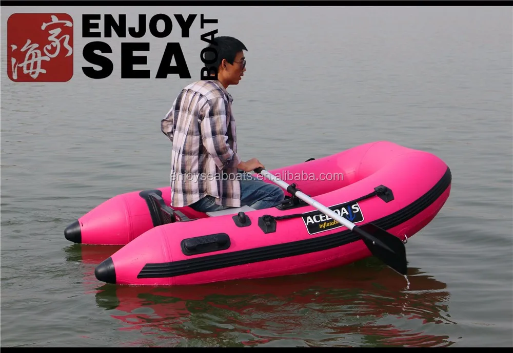 
Rigid inflatable small Aluminum floor Yacht boat with motor,2 person speed boat 