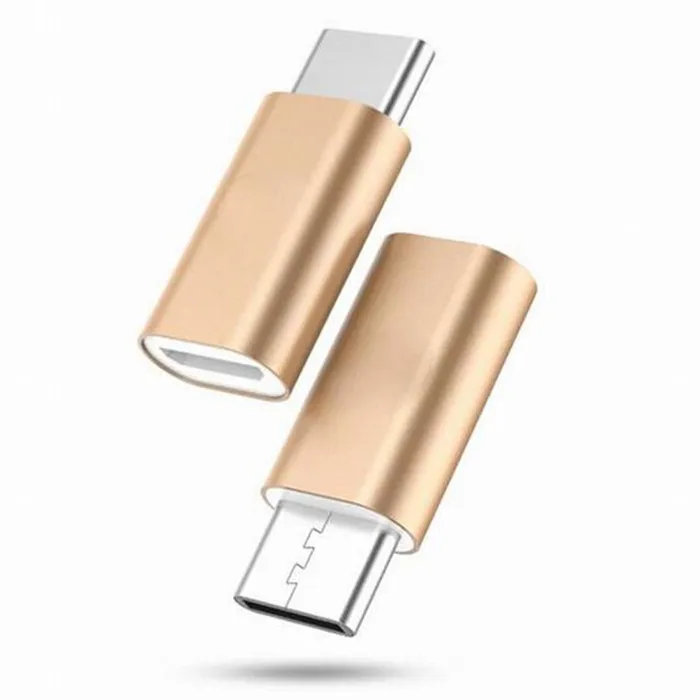 
Aluminum alloy Type-C 5Pin Converter Cahrging Data OTG USB-C Gender Micro USB to Type C Adapter 
