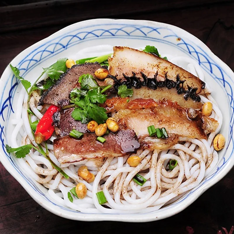 Китайская лапша есть чистый зеленый органический рис мгновенный лапша 275 г