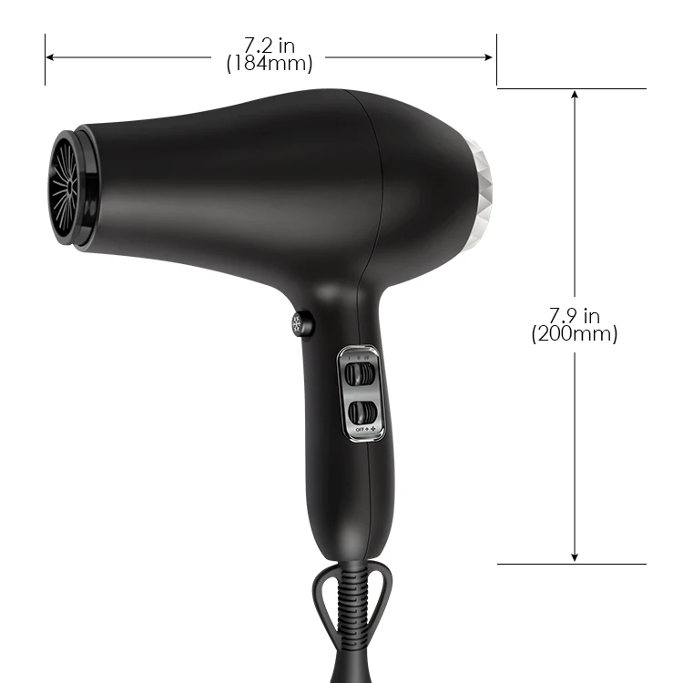 
Professional 1875W Infrared Salon Performance AC Motor Styling Tool Hair Blow Dryer with Hanging Loop 