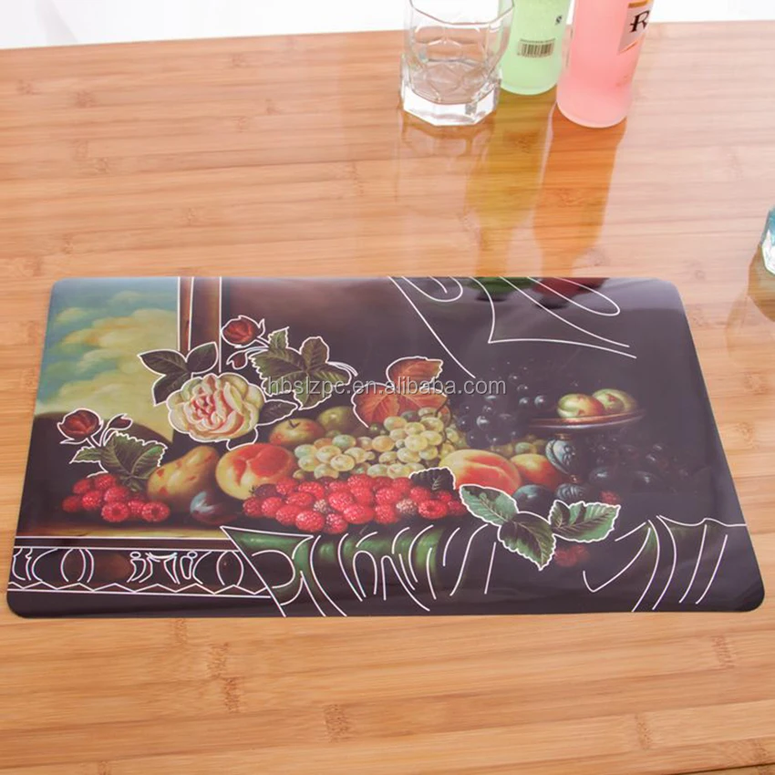 table mats China supplier pp laser 2016 New technology laser non-woven fabric place mat