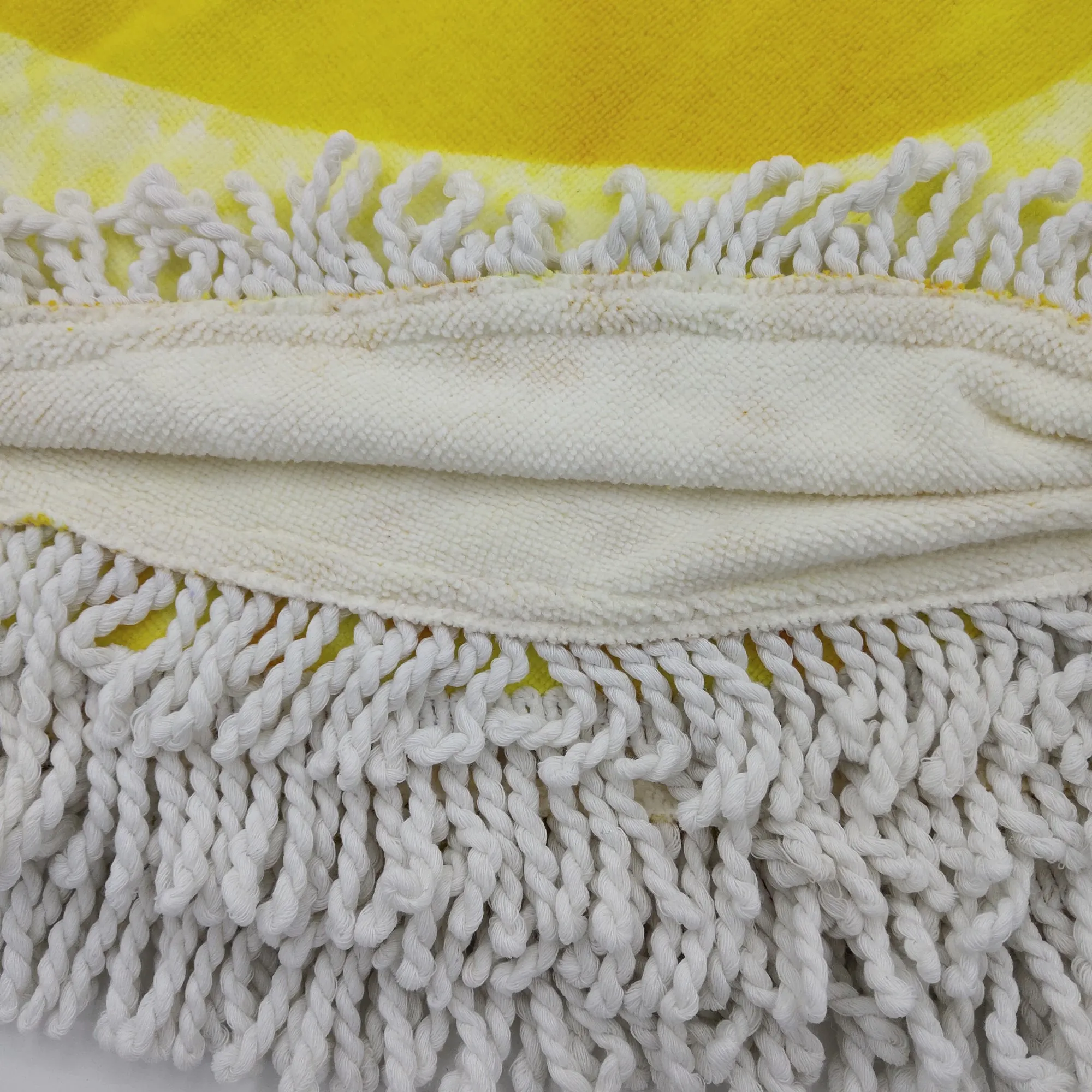 
Microfiber Lemon fruit round beach towel 