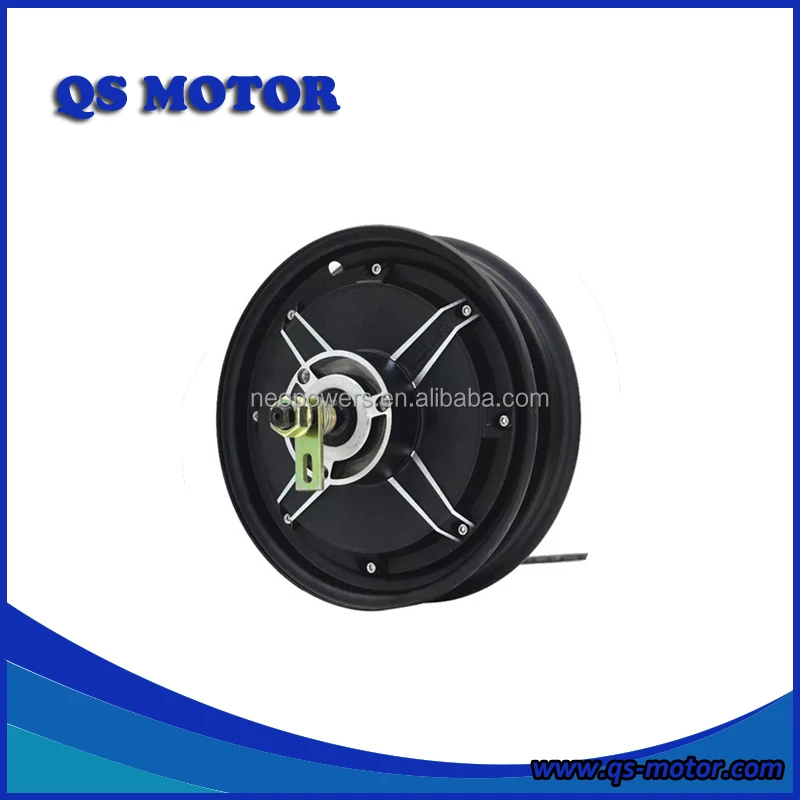 QS Motor 10 inch 3000W 72V(48-96V Can be optional) Electric Scooter In Wheel Hub Motor (50H) V2 Type, Brushless DC Motor