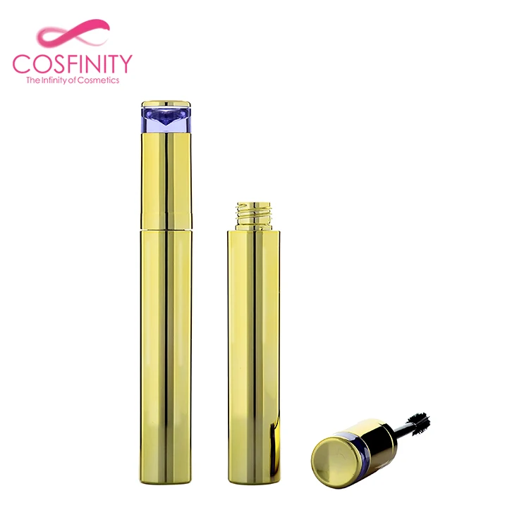 New fashion rose pink printed empty cute unique lip gloss container plastic cosmetic packaging lipgloss tube